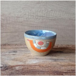 Ceramiczna miseczka z ptakiem [S]