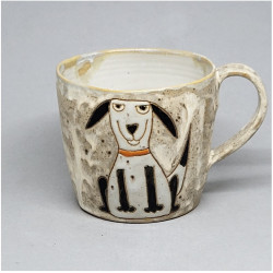 Ceramiczny kubek z psem [XL]